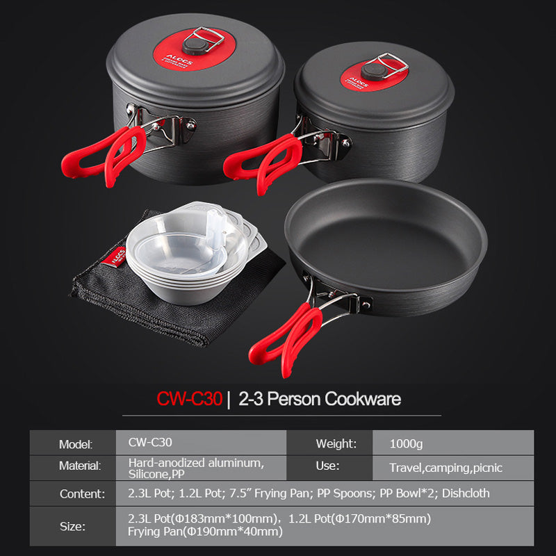 Elevate Your Outdoor Cooking Experience with Our Portable Cookware Pot Set